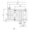 单排四点接触球式回转支承（Q系列）——内齿式