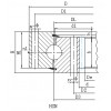 单排四点接触球式回转支承（01系列）——内齿式