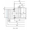单排四点接触球式回转支承（01系列）——外齿式