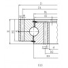 单排四点接触球式回转支承（01系列）——无齿式