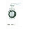FS037台湾富山不锈钢手把式蝶阀 上海丹阀