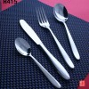 高档不锈钢刀叉勺三件套 西餐套装西餐刀+叉+勺更