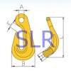 G80级眼型弯钩 欧母环、双环扣、链条、钢丝绳